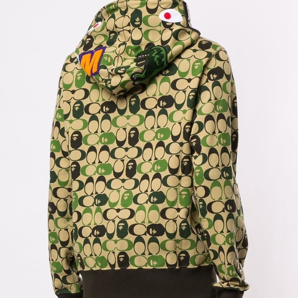 BAPE x Coach Shark Full Zip Hoodie - Picture 4 of 6